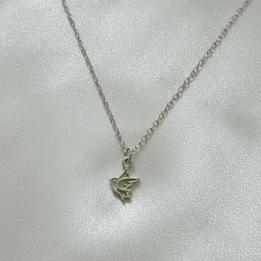 Salvatori Paris Sterling Silver Bird Pendant Necklace