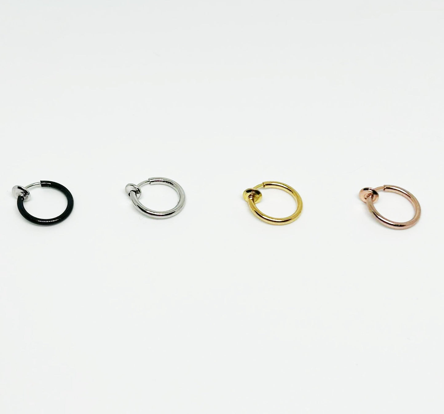 Salvatori Paris Silver Fake Nose Lip Earring Ring Hoop 20G Nose Hoop Rings