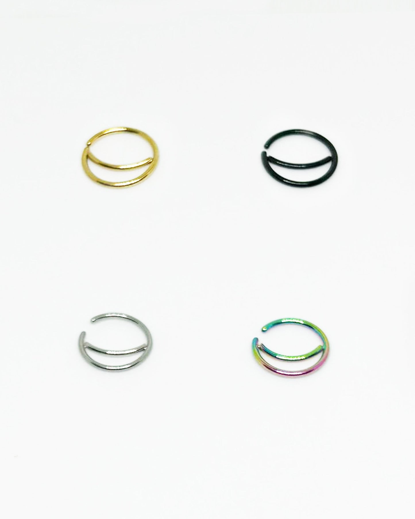 Salvatori Paris Moon Nose Ring Hoops Ears and Nose Piercing