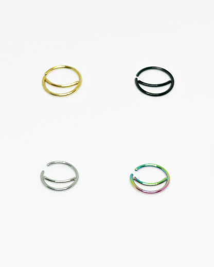 Salvatori Paris Moon Nose Ring Hoops Ears and Nose Piercing