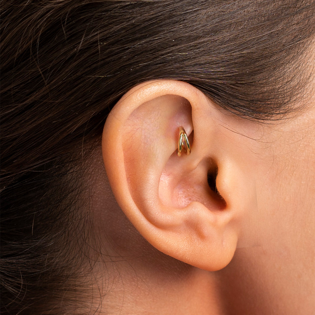 Salvatori Paris Classic Clicker Double Rook Piercing
