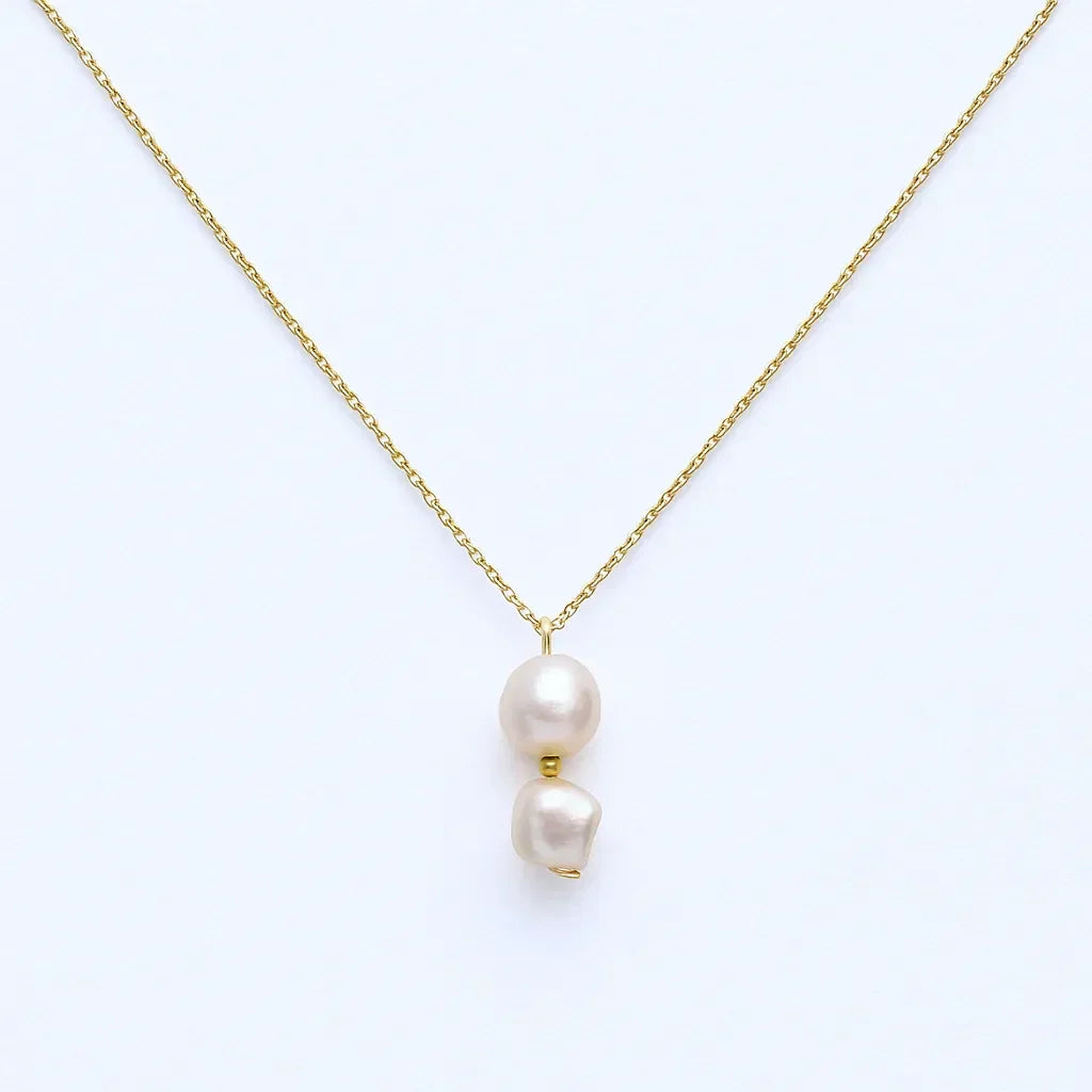 Salvatori Paris Perla Royale Double Pearl Necklace