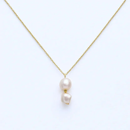 Salvatori Paris Perla Royale Double Pearl Necklace