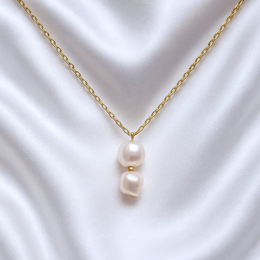 Salvatori Paris Perla Royale Double Pearl Necklace