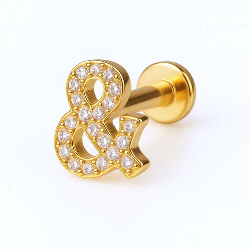Salvatori Paris & Shape Titanium Crystal Piercing