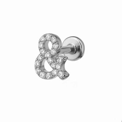 Salvatori Paris & Shape Titanium Crystal Piercing