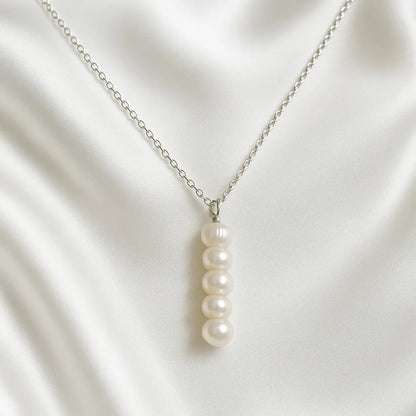 Salvatori Paris Vent Saphir Silver Baroque Pearl Choker Necklace