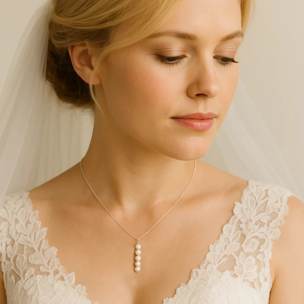 Salvatori Paris Vent Saphir Silver Baroque Pearl Choker Necklace