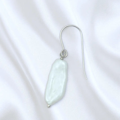 Salvatori Paris Perla Céleste Silver Pendant Baroque Pearl Drop Earring