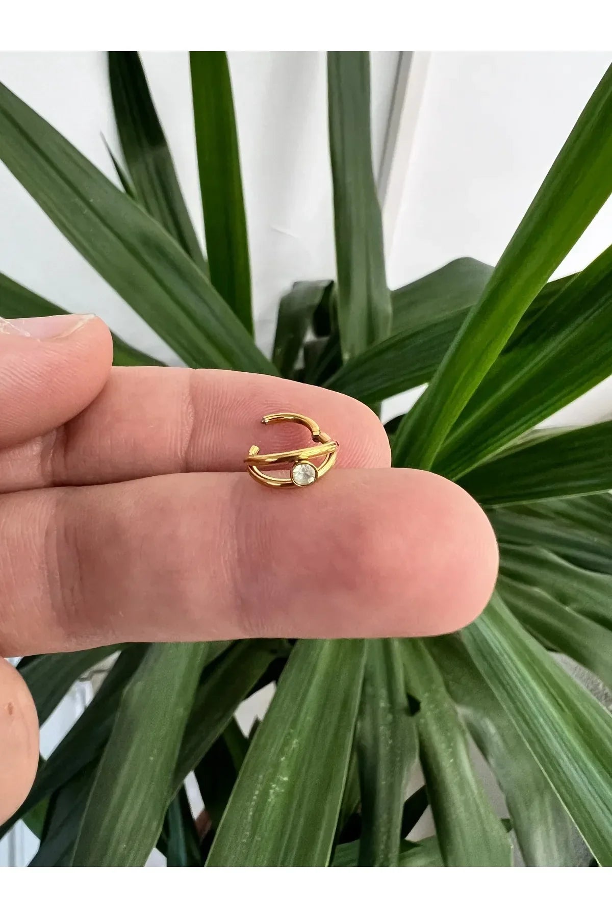 Salvatori Paris Gold 8mm Double Hoop Helix Piercing
