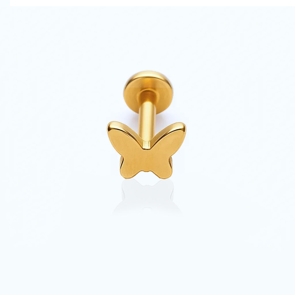 Salvatori Paris Tiny Butterfly Stud Titanium Piercing