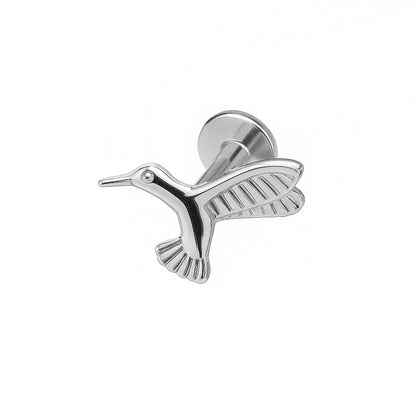 Salvatori Paris Swallow Design Plain Titanium Piercing