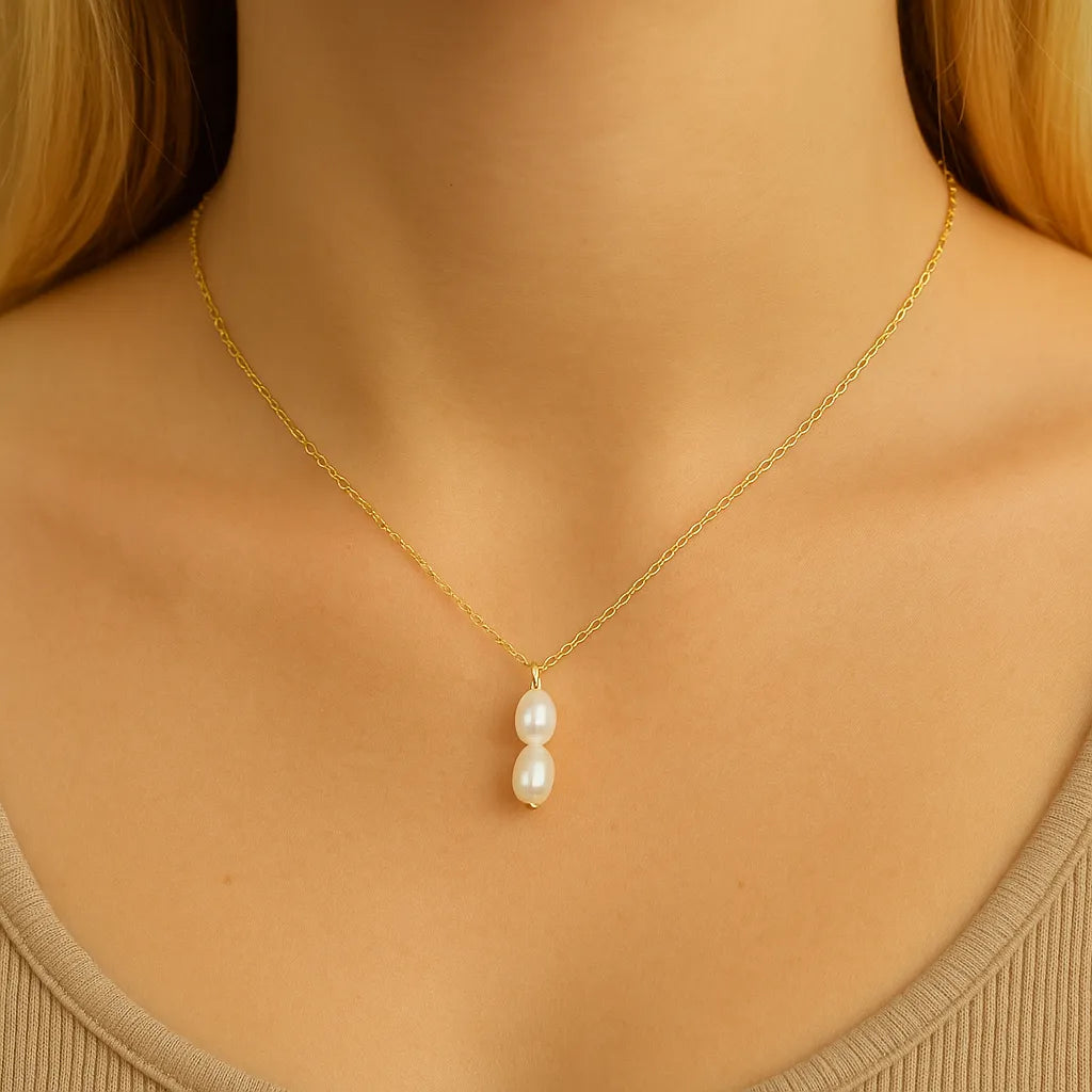 Salvatori Paris Clara Lux Double Baroque Pearl Necklace