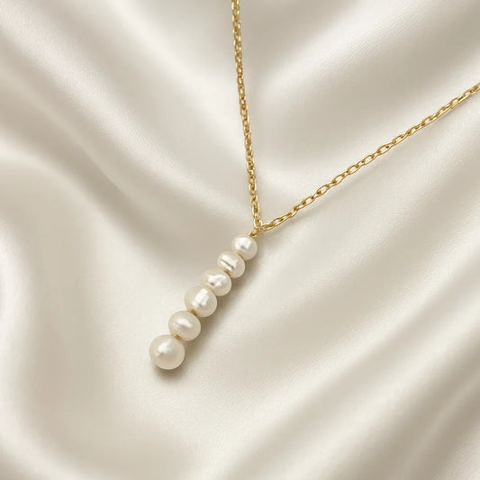 Salvatori Paris Small & Middle Baroque Pearl Choker Necklace