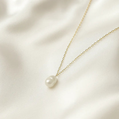 Salvatori Paris Voile d’Or Single Classic Pearl Necklace
