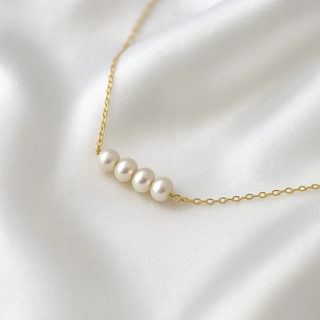 Salvatori Paris Vent Saphir Tiny Baroque Pearl Necklace