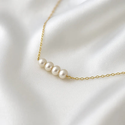 Salvatori Paris Vent Saphir Tiny Baroque Pearl Necklace