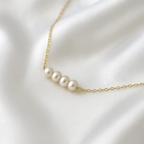 Salvatori Paris Vent Saphir Tiny Baroque Pearl Necklace