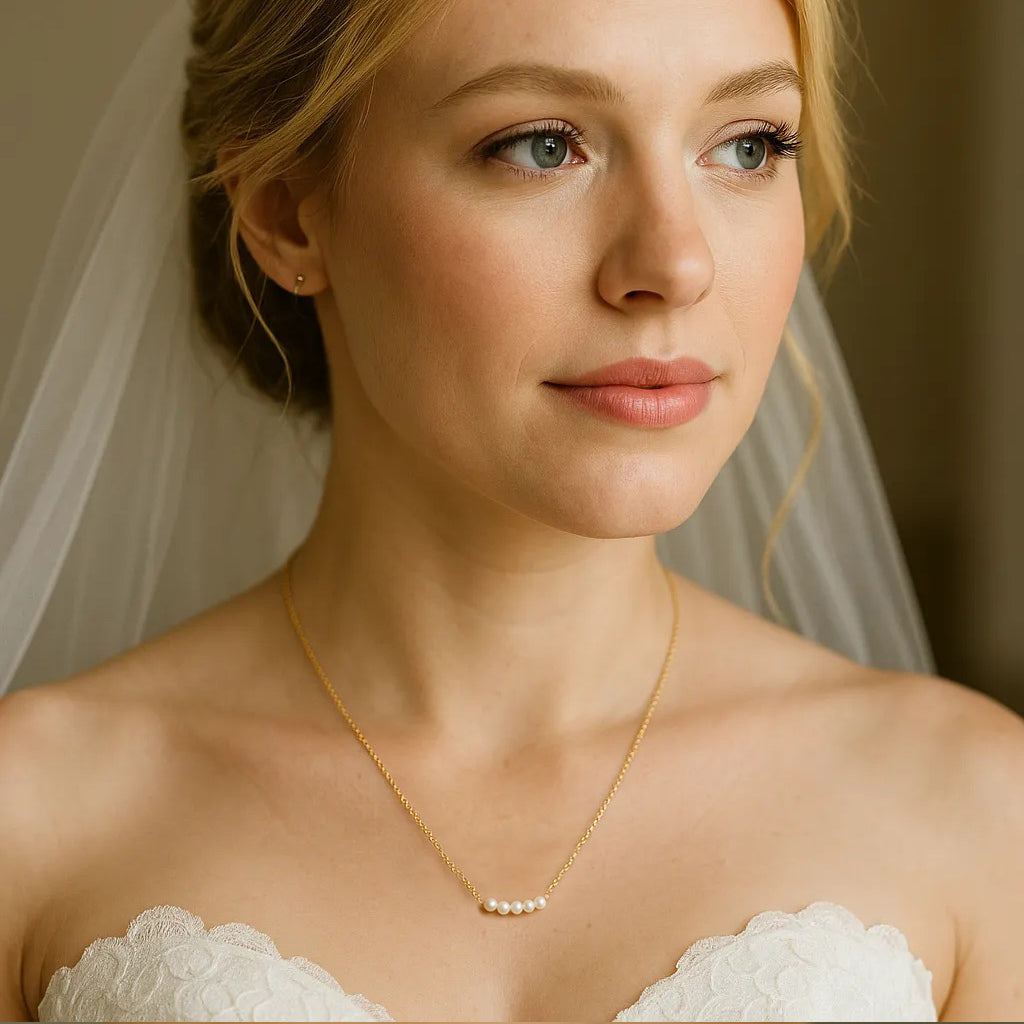 Salvatori Paris Vent Saphir Tiny Baroque Pearl Necklace