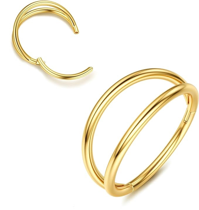 Salvatori Paris Classic Clicker Double Rook Piercing