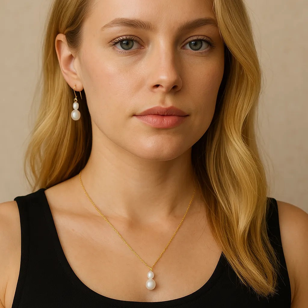 Salvatori Paris Beth Baroque Pearl Necklace