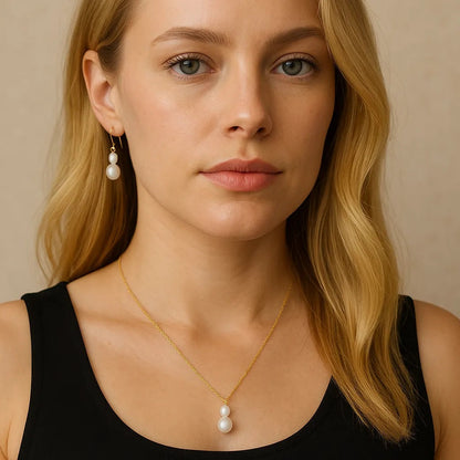 Salvatori Paris Beth Baroque Pearl Necklace