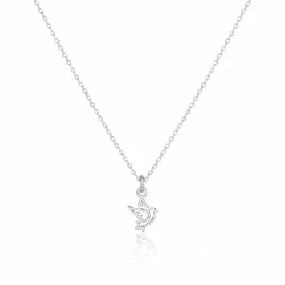 Salvatori Paris Sterling Silver Bird Pendant Necklace