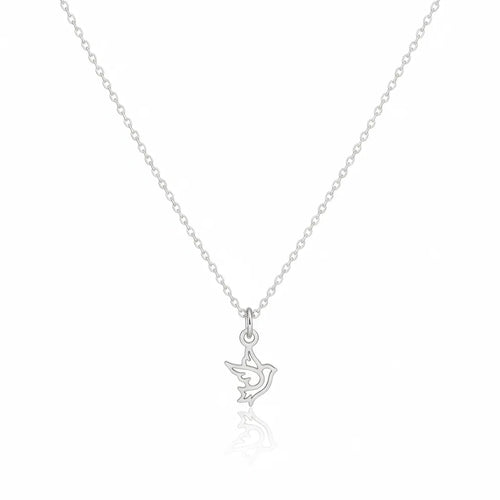 Salvatori Paris Sterling Silver Bird Pendant Necklace