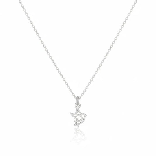 Salvatori Paris Sterling Silver Bird Pendant Necklace