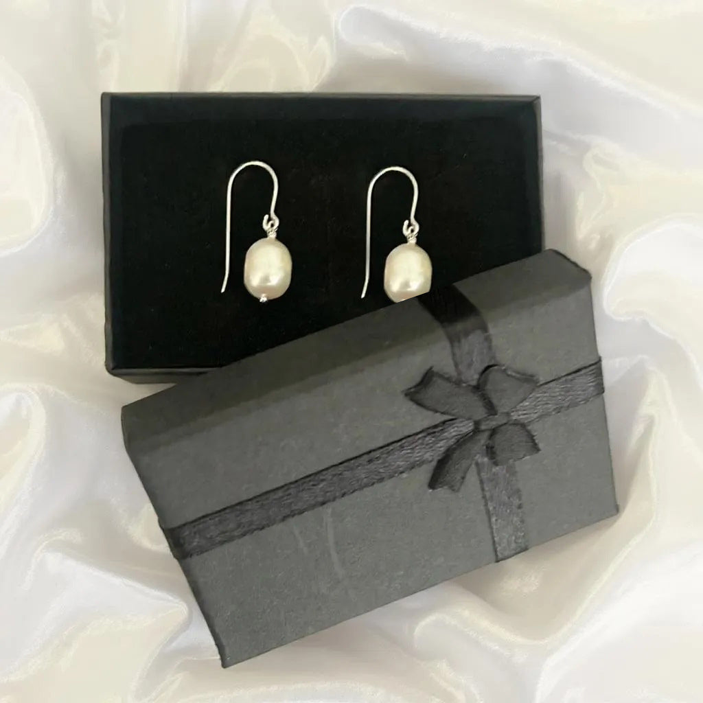Salvatori Paris Clara Lux Hook Large Pearl Earrings