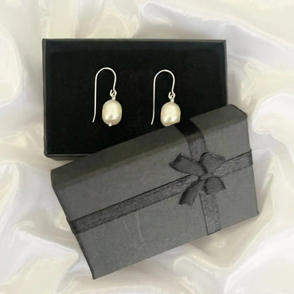 Salvatori Paris Clara Lux Hook Large Pearl Earrings
