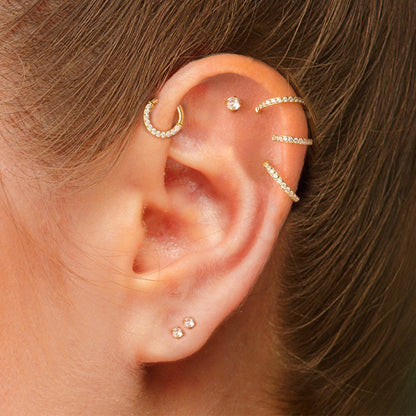 Salvatori Paris Classic Labret Stud Piercing 2 Piece