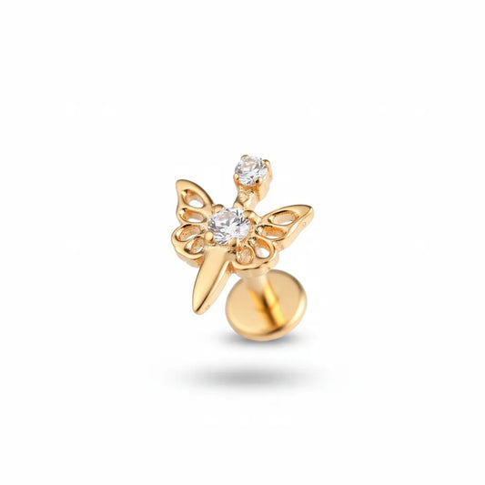 Salvatori Paris Titanium Pixie Fairy Charm Cartilage Piercing Stud