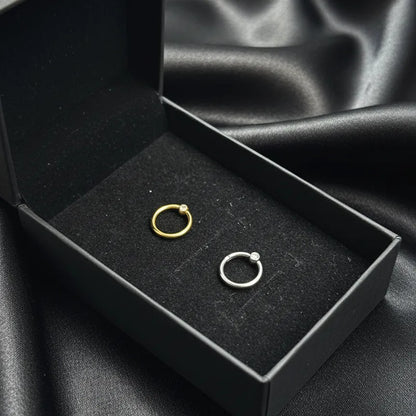 Salvatori Paris Crystal Single Stones Conch Piercing and Septum Piercing