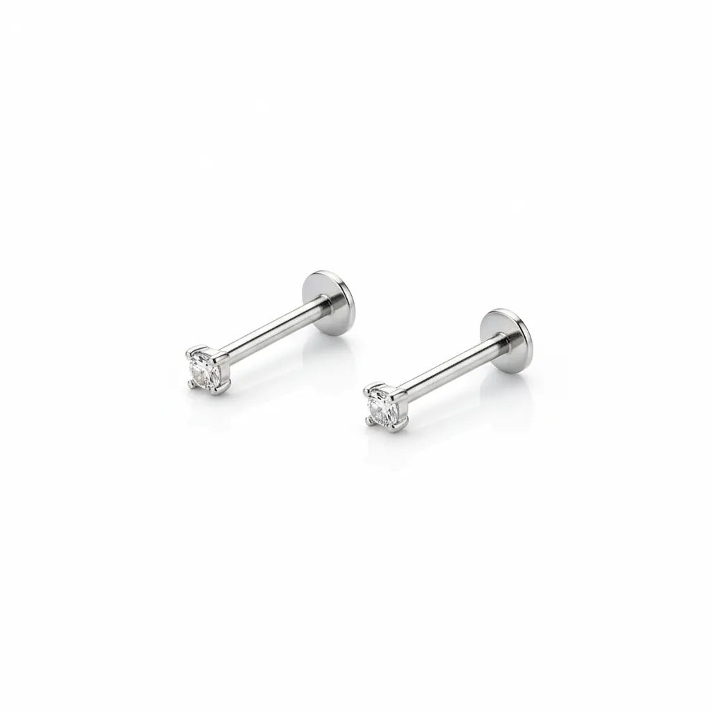 Salvatori Paris Classic Labret Stud Piercing 2 Piece