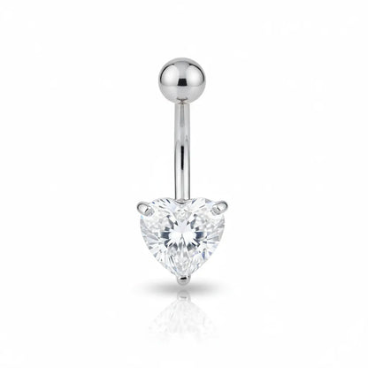 Salvatori Paris Sparkling Heart Crystal Belly Bar