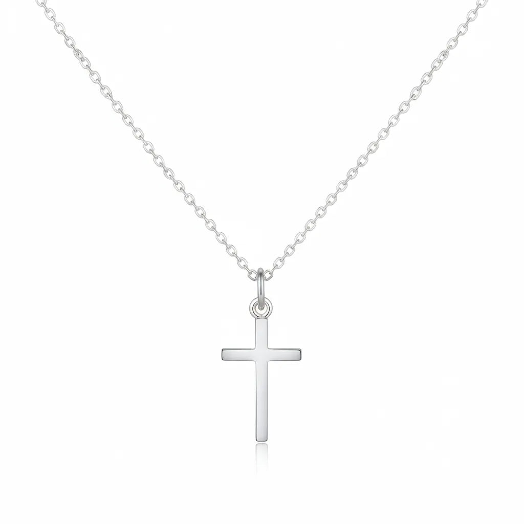 Salvatori Paris Sterling Silver Cross Pendant Necklace
