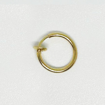 Salvatori Paris Gold Fake Nose Lip Earring Ring Hoop 20G Nose Hoop Rings