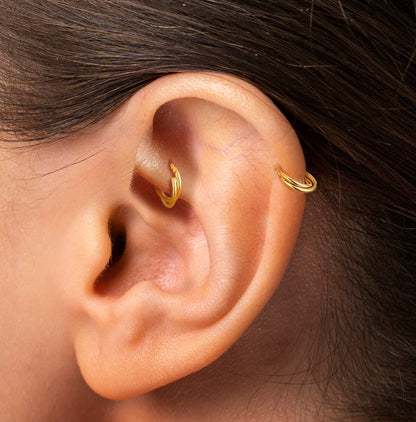 Salvatori Paris Gold Classic Twist Helix Piercing