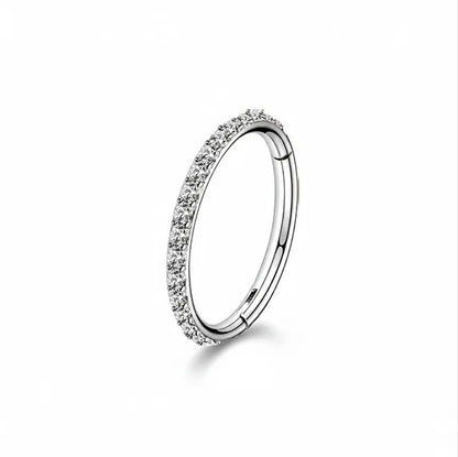 Salvatori Paris Marquise Crystal Titanium Ear Piercing Set – 3 Piece Curated Stack