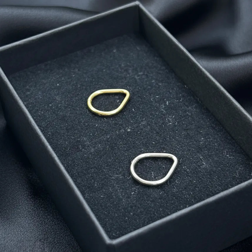 Salvatori Paris Drop Shape Hinged Septum Nose Ring