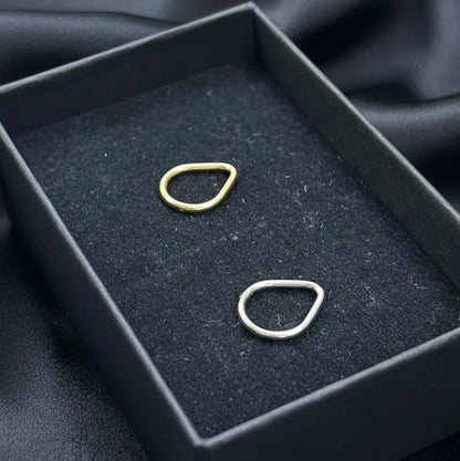 Salvatori Paris Drop Shape Hinged Septum Nose Ring