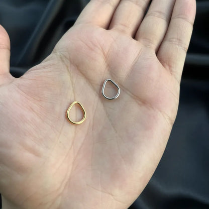 Salvatori Paris Drop Shape Hinged Septum Nose Ring