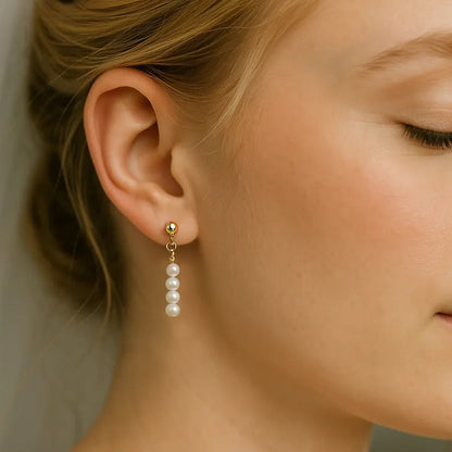 Salvatori Paris Vent Saphir Stud Earrings