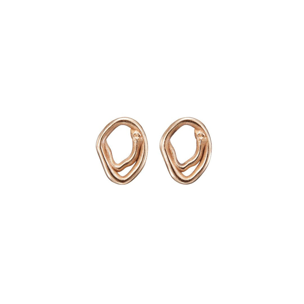 Kalevala Männyt Stud Earrings, Bronze, 361001100T