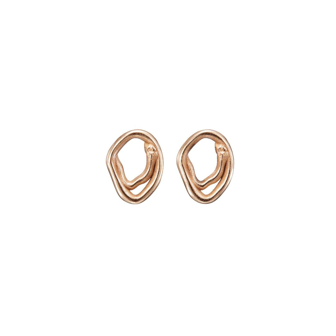 Kalevala Männyt Stud Earrings, Bronze, 361001100T