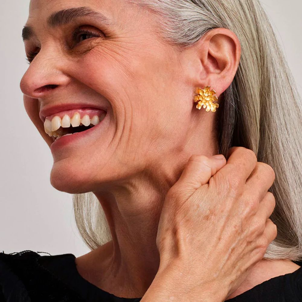 Kalevala Tundra earrings, small, bronze, Art by Kalevala