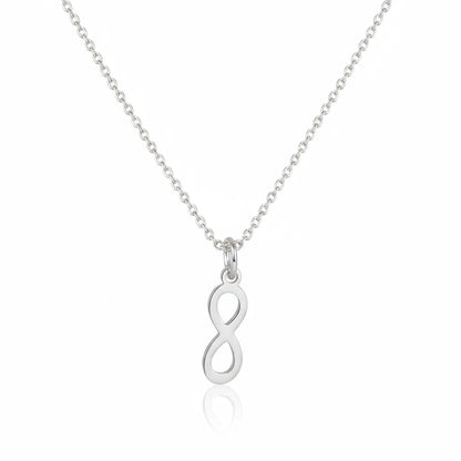 Salvatori Paris Forever Love Sterling Silver Infinity Necklace