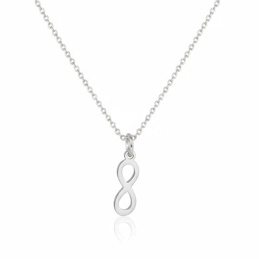 Salvatori Paris Forever Love Sterling Silver Infinity Necklace