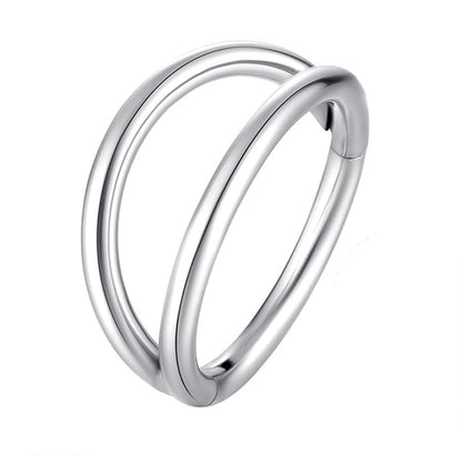 Salvatori Paris Classic Clicker Double Rook Piercing